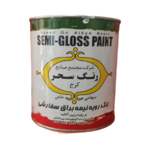 رنگ روغنی نیم براق سحر کد 601 وزن 1 کیلوگرم