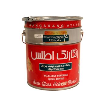 رنگ اطلس روغنی نیم براق رویه 2000 حلب (20 کیلو)